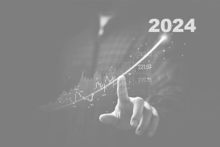 2024 Graph Businessman pointing