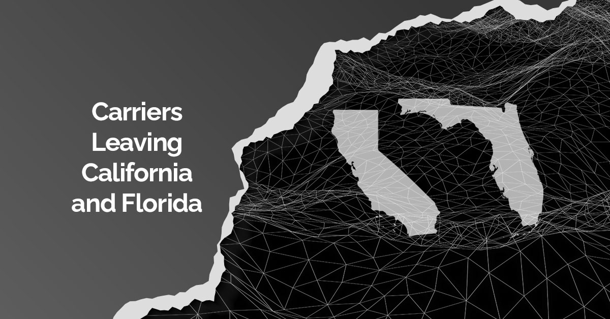 Carriers leaving California and Florida
