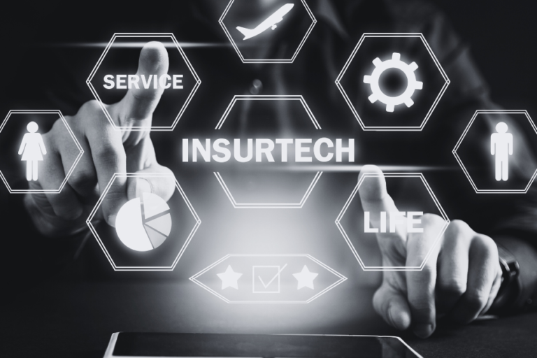 Insurtech Assoc Membership_1200x628 Insurtech connection graphic with tablet and digital icons