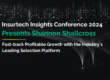 Header image Shannon Shallcross presents at Insurtech Insights 2024