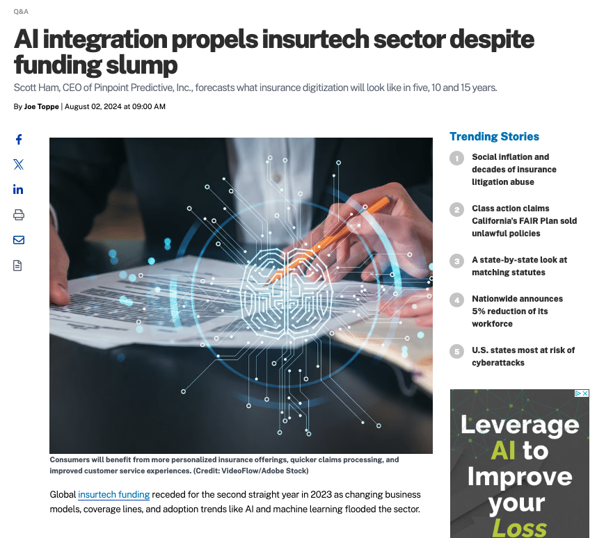 Web header image of iP&C360 interview with Scott Ham