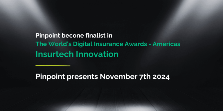 TDI Finalist World Digital Insurance Award finalist announcement graphic of stage with lights