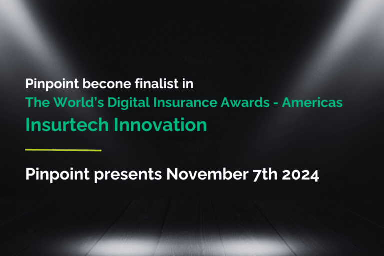 TDI Finalist World Digital Insurance Award finalist announcement graphic of stage with lights